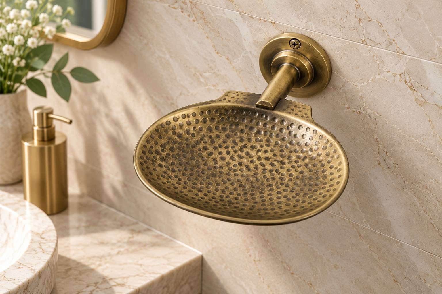 Solid brass soap dish holder wholesale - Laxmi Handicraft